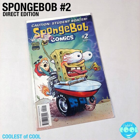 2011 SpongeBob Comics #2 Rat Fink Cover Direct Edition United Plankton Pictures - Picture 1 of 12